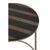 Black Gold Acacia Wood Table
