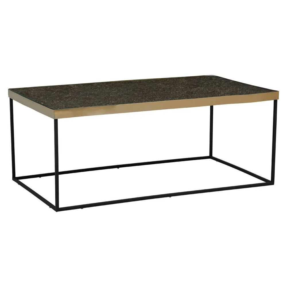 Golden Modern Metal Coffee Table