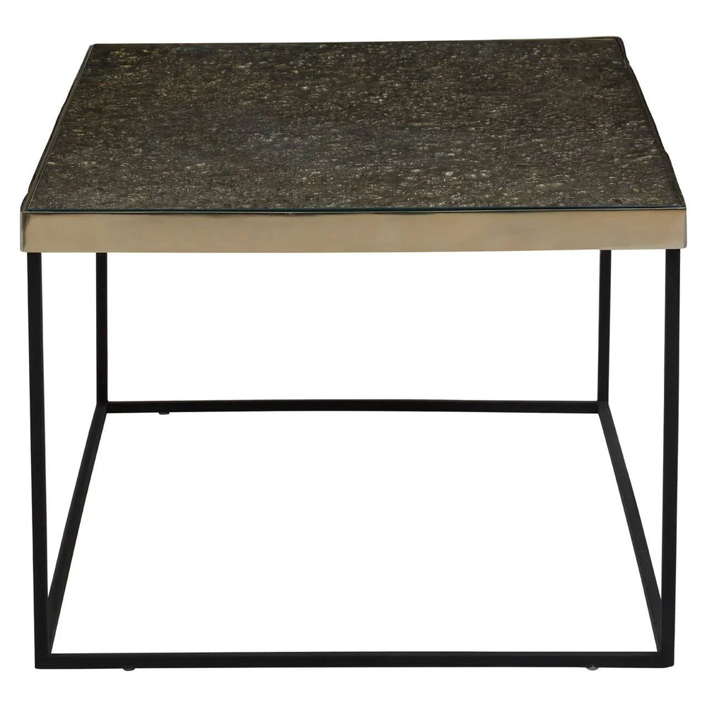 Golden Modern Metal Coffee Table