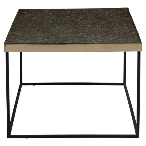 Golden Modern Metal Coffee Table
