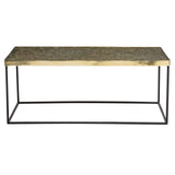 Golden Modern Metal Coffee Table