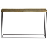 Golden Metal Console Table