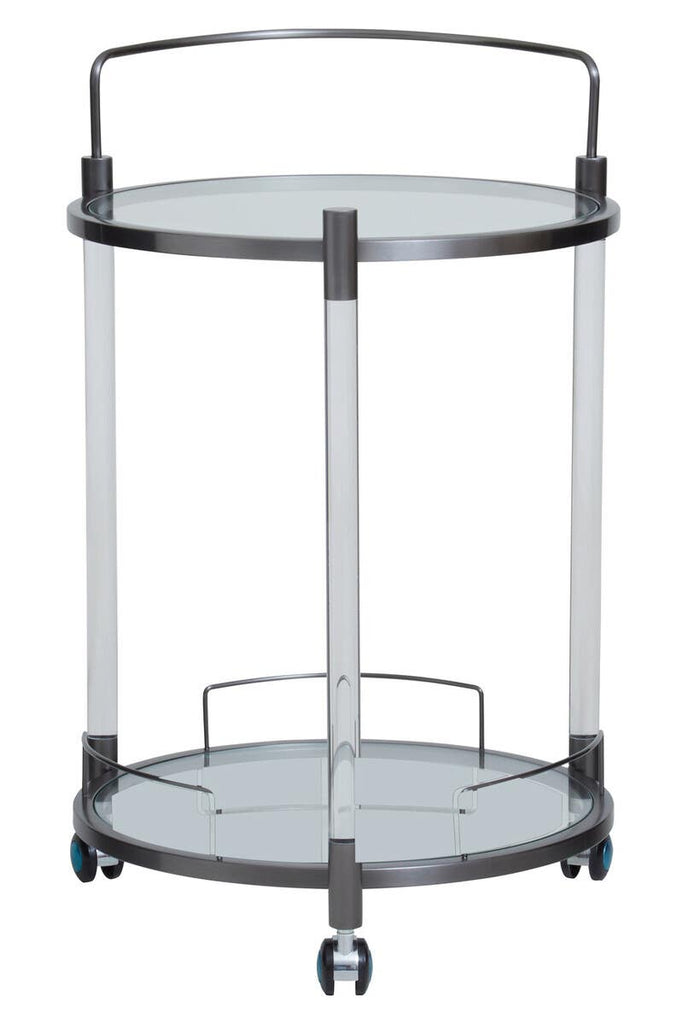 Modern Glass Bar Trolley