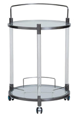 Modern Glass Bar Trolley