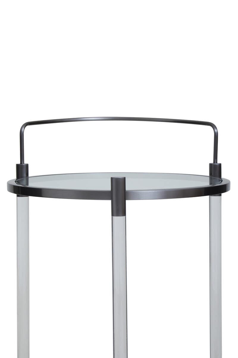 Modern Glass Bar Trolley