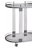 Modern Oval Bar Trolley