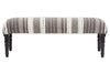 Boho Chic Cushioned Bench