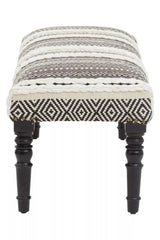 Boho Chic Cushioned Bench