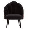 Peacock Motif Accent Chair