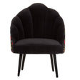Peacock Motif Accent Chair