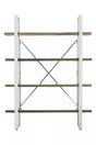 Natural Wood Four Tier Shelf