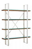 Natural Wood Four Tier Shelf