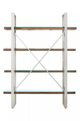 Natural Wood Four Tier Shelf