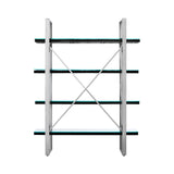 Modern Black Tiered Shelf