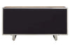 Kerala Natural Wood Sideboard with Glass Top - Stylish Home Storage Solution