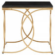 Luxury Black Marble Gold Table