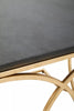 Luxury Black Marble Gold Table