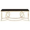Glam Black Marble Coffee Table