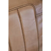 Luxe Grey Leather Accent Chair