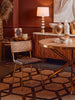 Luxe Black Leather Dining Chair