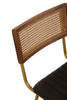 Luxe Black Leather Dining Chair