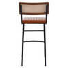 Luxe Leather Bar Chair