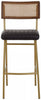 Luxe Leather Bar Chair