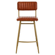 Luxe Leather Bar Chair