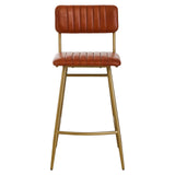 Luxe Leather Bar Chair
