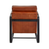 Luxury Tan Leather Armchair