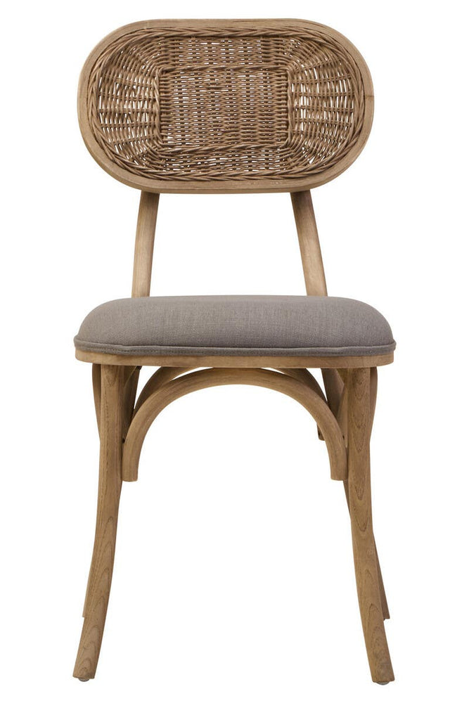 Elegant Cane Back Dining Chair