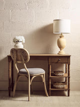 Elegant Cane Back Dining Chair