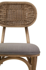 Elegant Cane Back Dining Chair