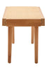 Modern Cane Wood Bench