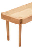 Modern Cane Wood Bench