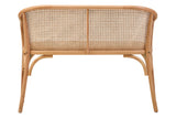 Modern Cane Wood Bench
