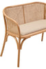 Modern Cane Wood Bench