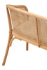 Modern Cane Wood Bench