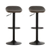 Modern Ash Leather Bar Stools