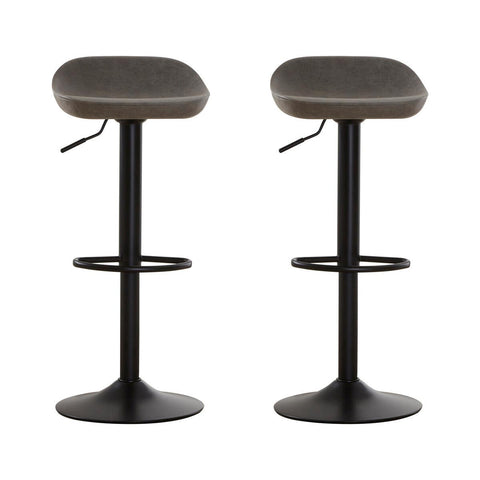 Modern Ash Leather Bar Stools