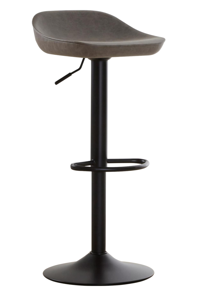 Modern Ash Leather Bar Stools