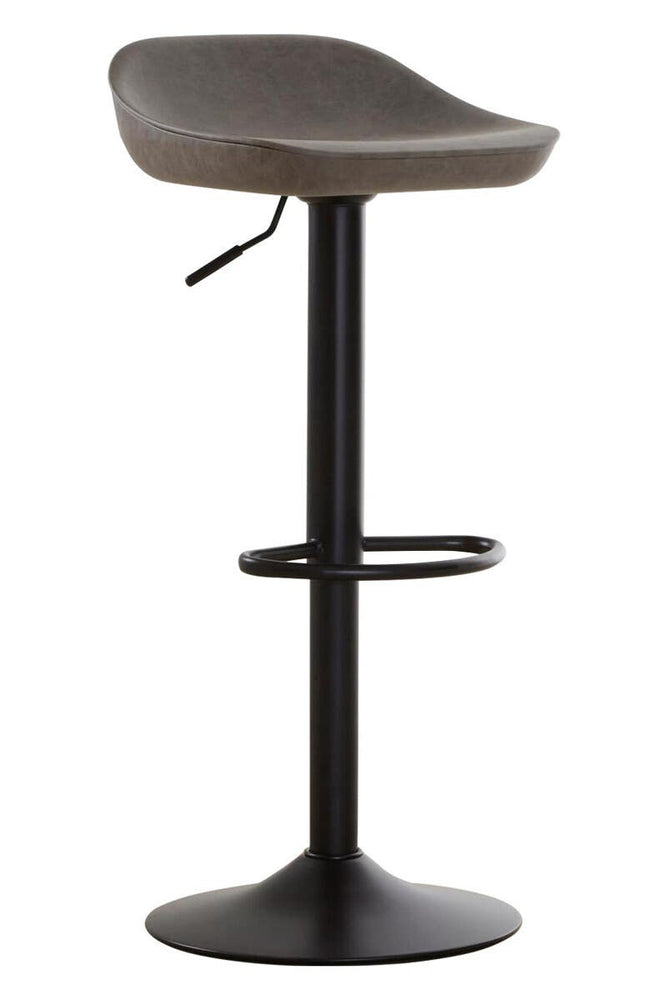 Modern Ash Leather Bar Stools