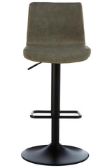 Modern Ash Leather Bar Stools