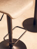 Modern Ash Leather Bar Stools