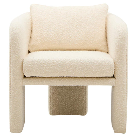 Luxe Ivory Boucle Armchair