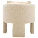 Luxe Ivory Boucle Armchair