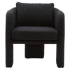 Cozy Modern Curved Armchair