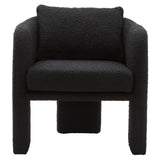 Cozy Modern Curved Armchair