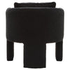Cozy Modern Curved Armchair