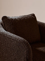 Cozy Modern Curved Armchair